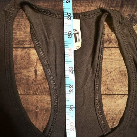 " Taco 'Bout a Party " Black Women's Graphic Sleeveless Racer Back Tank Top L - Picture 5 of 7